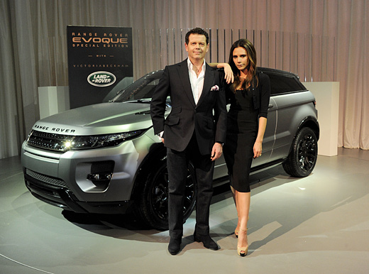 Victoria Beckham and Land Rover unveiled Range Rover Evoque Special Edition at event in China