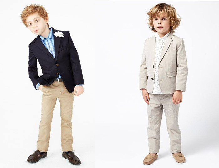 Cute children in suits