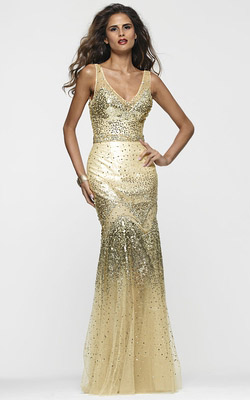 White Chiffon Dress on The Gold Dress Is A Hot Trend And A Perfect Choice For Your Prom We