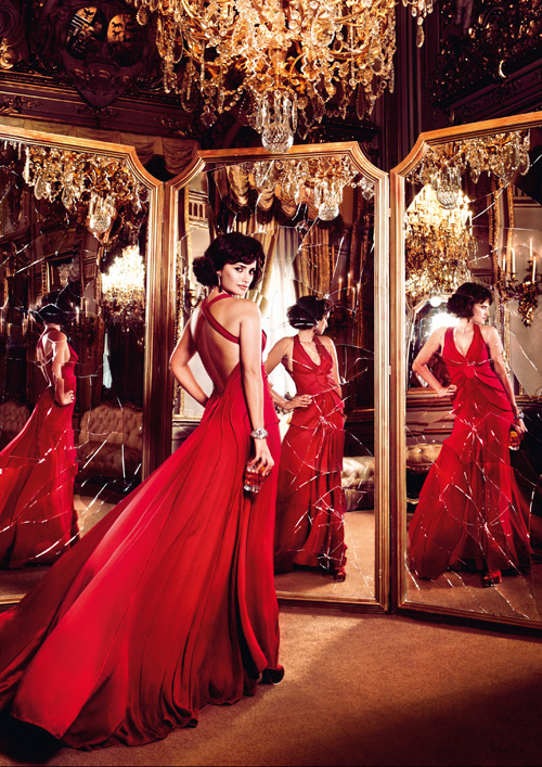 Penelope Cruz in red starring in the Campari 2013 Calendar