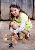 Children`s Spring-Summer 2011 Collection of Benetton - A Day On The Farm