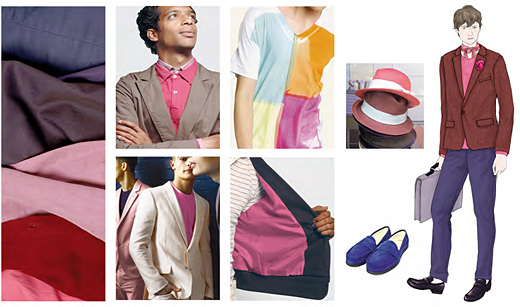 Technicolor Women's And Men's Wear Trends For Spring - Summer 2012