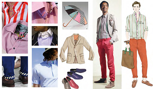 Technicolor Women's And Men's Wear Trends For Spring - Summer 2012