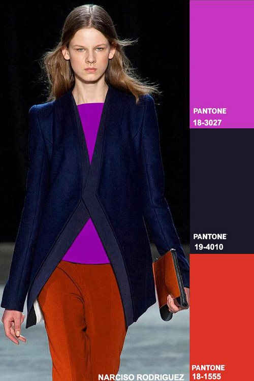 Colors fashion trend forecast: Fall-Winter 2014/2015 key color combos from TREND COUNCIL