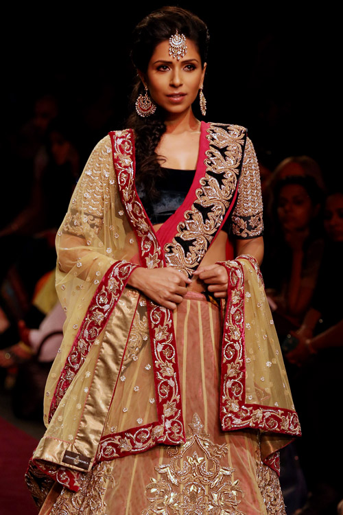 'A Royal Procession' collection presented during Lakme Fashion Week 2013