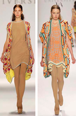   Bulgaria native Marina Nikolaeva Popska presented her Spring 2010 Collection at Mercedes-Benz New York Fashion Week