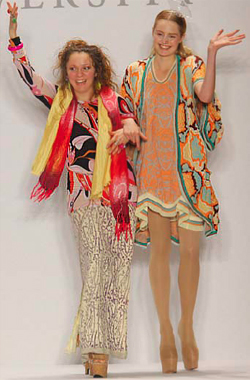   Bulgaria native Marina Nikolaeva Popska presented her Spring 2010 Collection at Mercedes-Benz New York Fashion Week