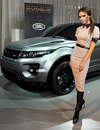 Victoria Beckham and Land Rover unveiled Range Rover Evoque Special Edition at event in China