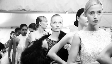 Backstage of Vienna fashion week through the eyes of a photographer