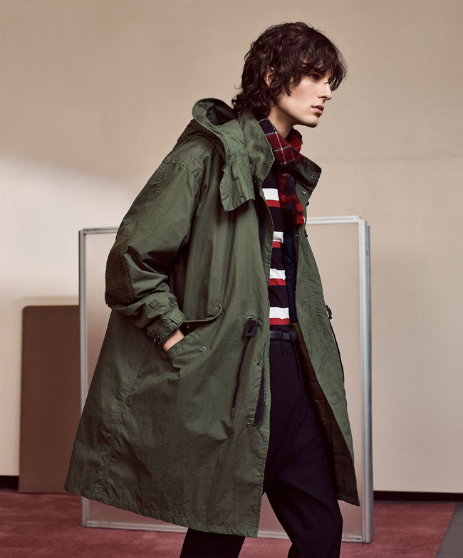 zara mens green coat