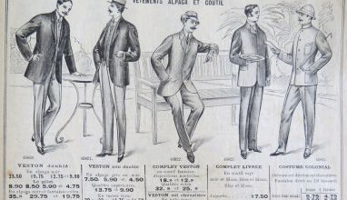 Men's fashion in 1914 from the Louvre Fashion Magazine