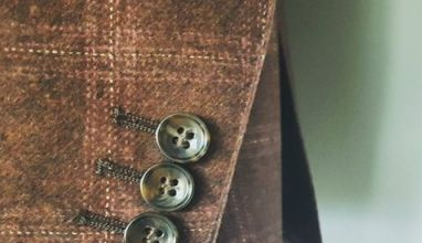 Men's suit jacket details