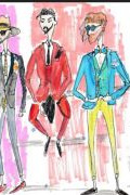 Photo 7 from album Pitti Uomo 92 Street Style in Sketches