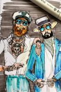 Photo 12 from album Pitti Uomo 92 Street Style in Sketches