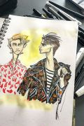 Photo 13 from album Pitti Uomo 92 Street Style in Sketches