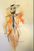 Photo 4 from album Pitti Uomo 92 Street Style in Sketches