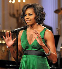 Michelle Obama praised fashion as an American art form